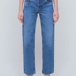 Philadelphia Low Rise Striaght Mid Wash