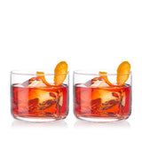 Viski Raye™ Crystal Lowball Negroni Glasses - Set of 2