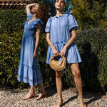 Cleobella Dolly Mini Dress Periwinkle