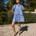 Cleobella Dolly Mini Dress Periwinkle