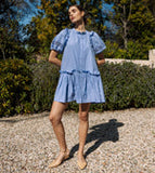 Cleobella Dolly Mini Dress Periwinkle