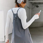 Hot Shot Mini Dress Gunmetal