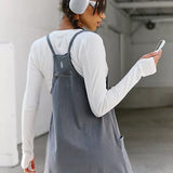 Hot Shot Mini Dress Gunmetal