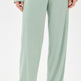 Gisele Long Pj Set Eucalyptus/Ivory