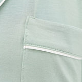 Gisele Long Pj Set Eucalyptus/Ivory