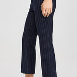 The Phoebe Pant Navy Pinstripe