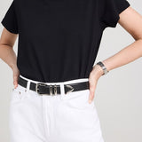 The Jordan Belt Black Nickel