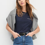 The Suede Juni Belt Black/Gold