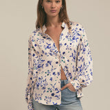 The Lauren Floral Button Up Top