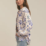 The Lauren Floral Button Up Top
