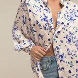 The Lauren Floral Button Up Top