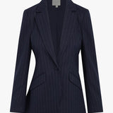 The Favorite Blazer Navy Pinstripe