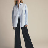 The Zip It Shirt Powder Blue