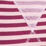 Classic Striped Crew Raspberry Combo