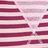 Classic Striped Crew Raspberry Combo