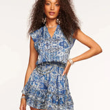 Ramy Brook Sophia Dress Blue Paisley