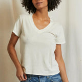 perfectwhitetee Hendrix V-Neck Ivory