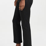 The Callie Coated Mini Boot Black