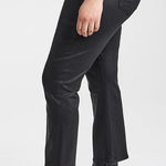 The Callie Coated Mini Boot Black