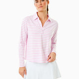 Cotton Mix Midweight Mulberry Long Sleeve White/ Bubblegum