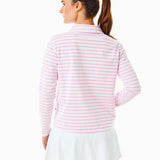 Cotton Mix Midweight Mulberry Long Sleeve White/ Bubblegum
