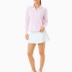Cotton Mix Midweight Mulberry Long Sleeve White/ Bubblegum