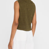 The Smocked Tank Juniper