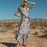 Cleobella Noricel Ankle Dress Marimonte Print