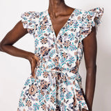 Cleobella Noricel Ankle Dress Marimonte Print