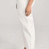 Alexis Tonal Slight Barrel Jean Ecru