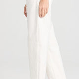 Alexis Tonal Slight Barrel Jean Ecru