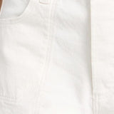 Alexis Tonal Slight Barrel Jean Ecru