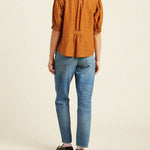 Birds of Paradis Gemma Blouse Pecan Ditsy