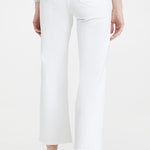 Penny High Rise Wide Leg Crop Jeans Blizzard White