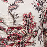 Cassandra Print Ruched Short Sleeve Dress