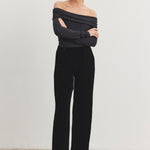 Regina Off the Shoulder Top Black