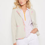 Stitchin Blazer Almond