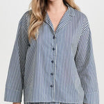 The Pajama Shirt Horizon Stripe