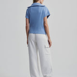 Rory Half Zip Knit Ashley Blue