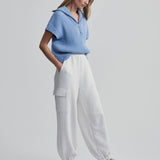 Rory Half Zip Knit Ashley Blue