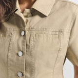 Valeria Short Sleeve Jacket Safari