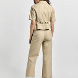Verita Combo Cuffed Pant Safari