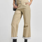 Verita Combo Cuffed Pant Safari
