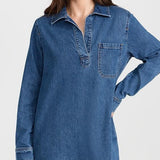 Max Dress Mid Blue