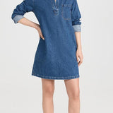 Max Dress Mid Blue