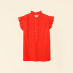 Brenna Top Flame Scarlet