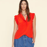 Brenna Top Flame Scarlet