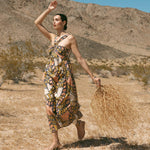 Zola Maxi Dress Saguaro Print