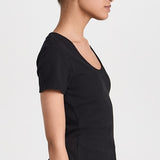 Sirena Short Sleeve Basic Tee Black