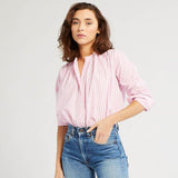 Thalia Top Bubblegum Stripe